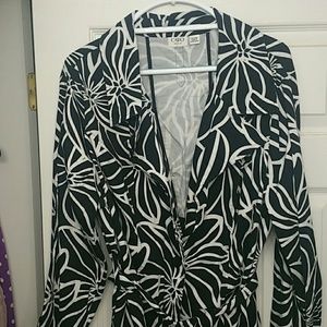 Cato black and white jacket.